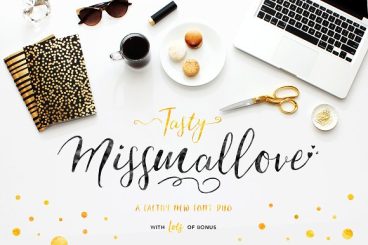 Its Tasty Missmallove Font Duo