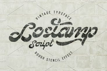 Lostamp font