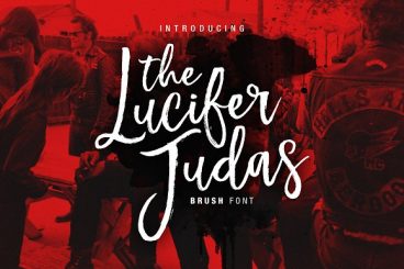 Lucifer Judas Brush Font