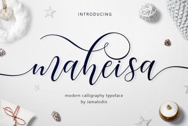 Maheisa Script Font