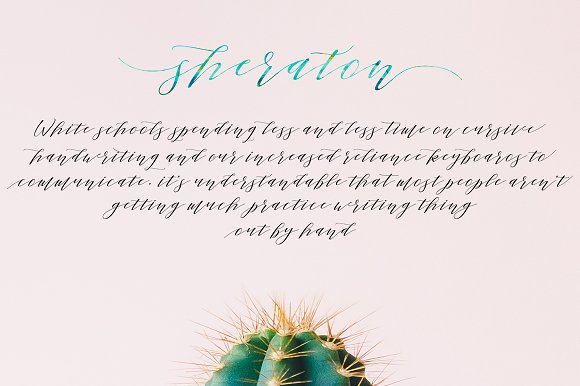 Sheraton Script Font