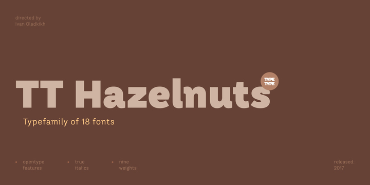 TT Hazelnuts Font Family TT Hazelnuts Font Family