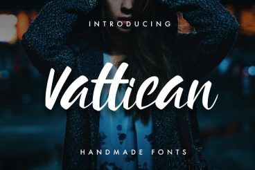 Vattican - Handmade Brush Font