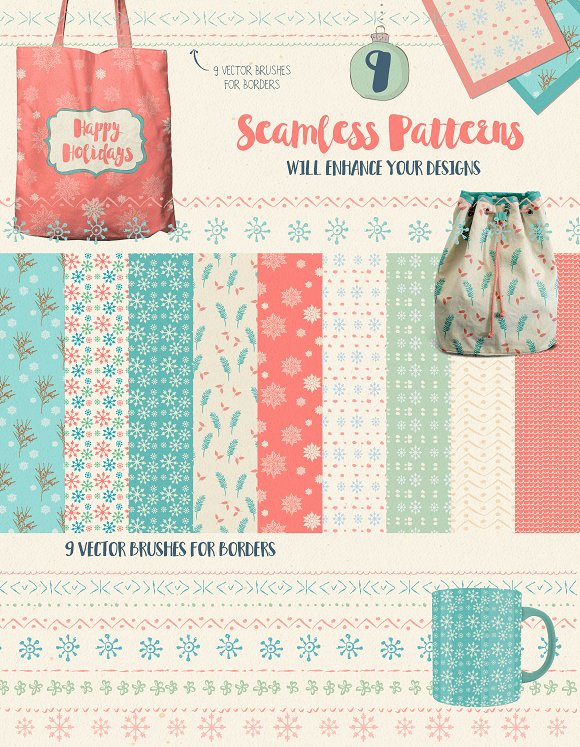 Winter Tales Font Trio + extras