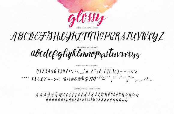hand script font