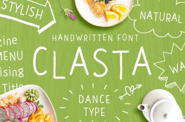 CLASTA Font & Extras