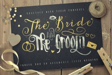 Just Married! Wedding Pack Font Bundle