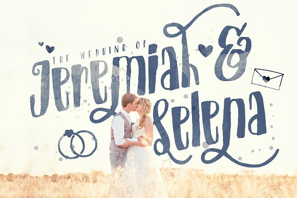 Just Married! Wedding Pack Font Bundle Just Married! Wedding Pack Font Bundle