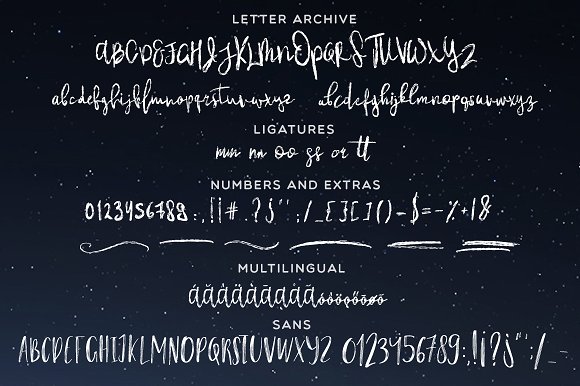 Moonlight Script Font