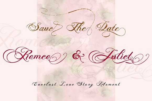 Photograph - Script Wedding Font Photograph - Script Wedding Font