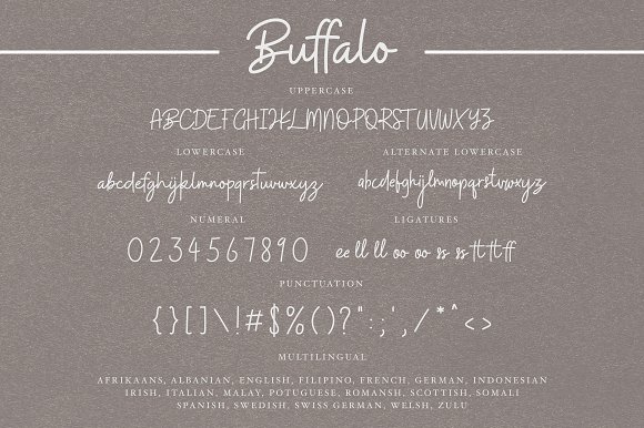 Buffalo Script Font - iFonts.xyz