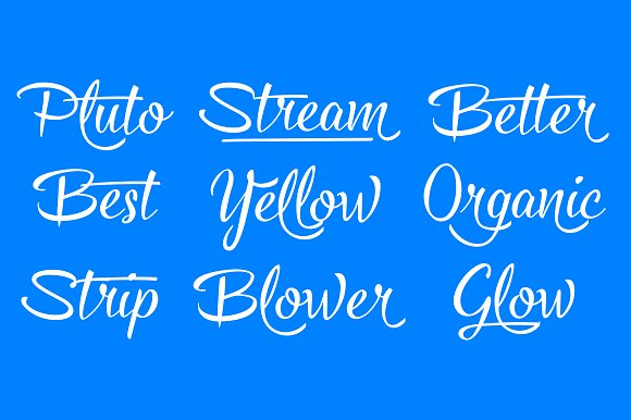 Cold Brew font trio +extras