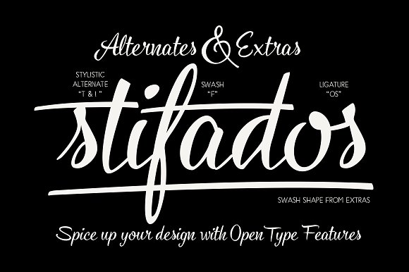 Cold Brew font trio +extras
