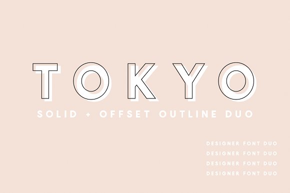 Tokyo | A Designer Font Duo - iFonts.xyz