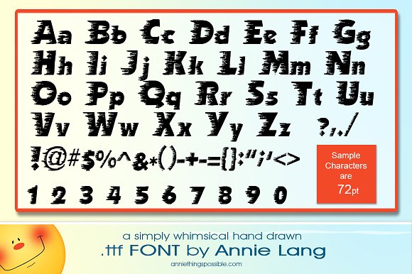 Annie's Windy Font