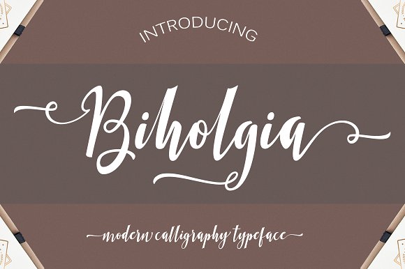Biholgia Script Font