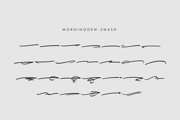MorningDew Script Font