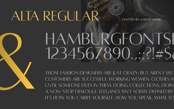 Alta Typeface (3 Weights)