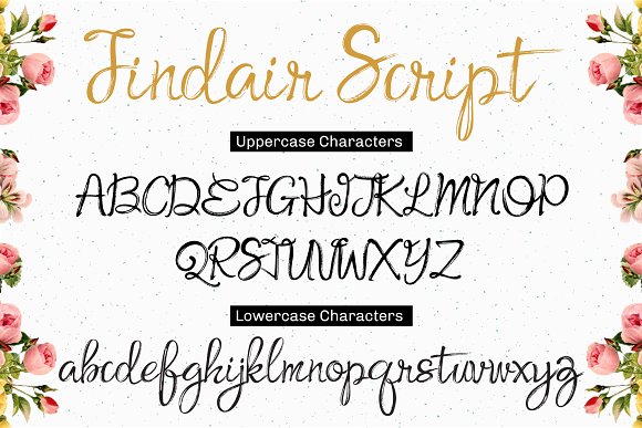 Findair Script Brush Font
