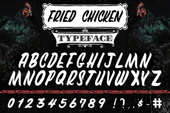 Fried Chicken Typeface