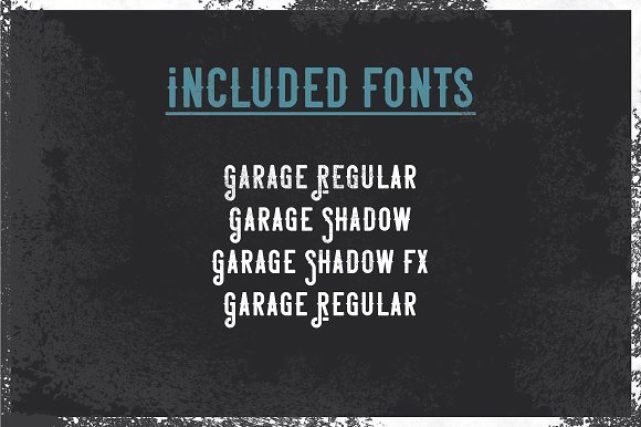 Free Garage Typeface Script Fonts