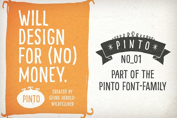 Hand-drawn Pinto NO_01 for Packaging