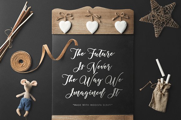 Modista Script Font