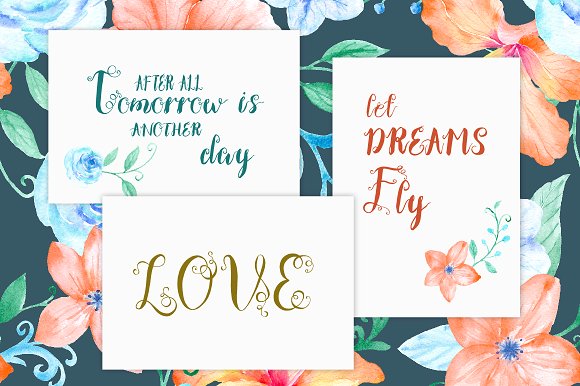 Ocean Waves Brush Font Duo