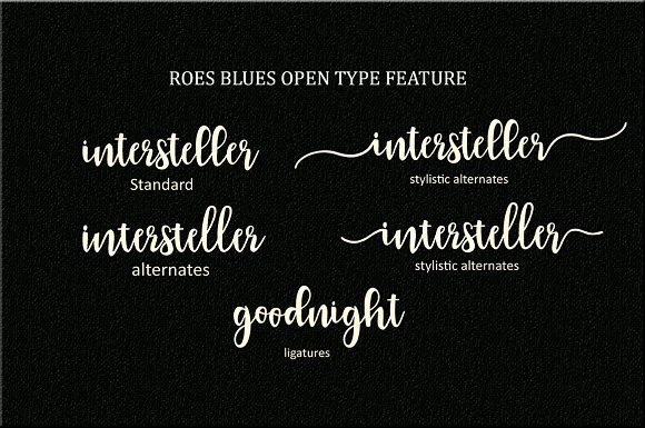 Roes Blues - Free Font