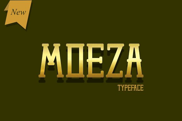 Moeza Display Font