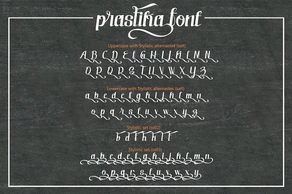 prastika script Font