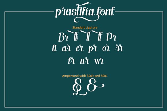 prastika script Font