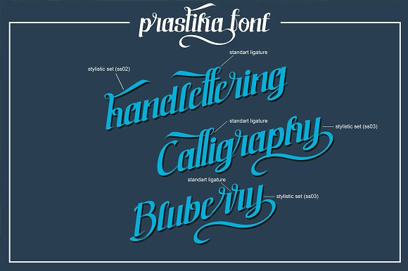 prastika script Font
