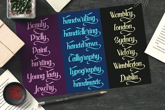 prastika script Font