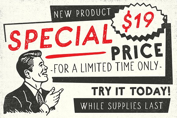 ZACK Vintage Font Bundle