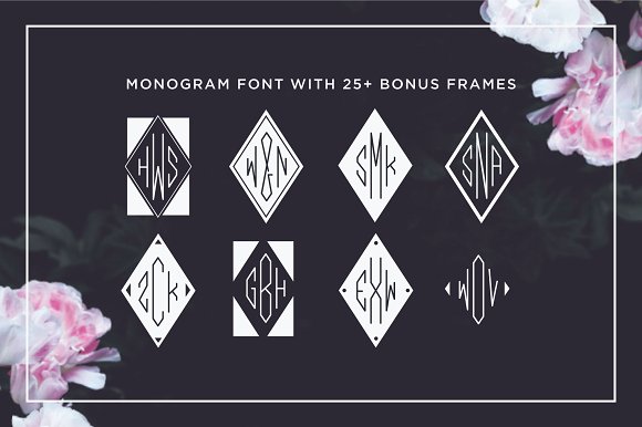 Free Diamond Monogram Font Download | Paul Smith