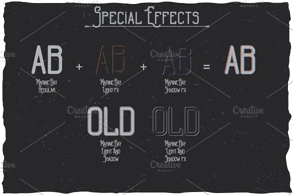 Marine Bay Vintage Label Typeface