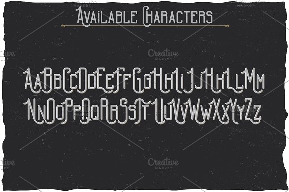 Marine Bay Vintage Label Typeface