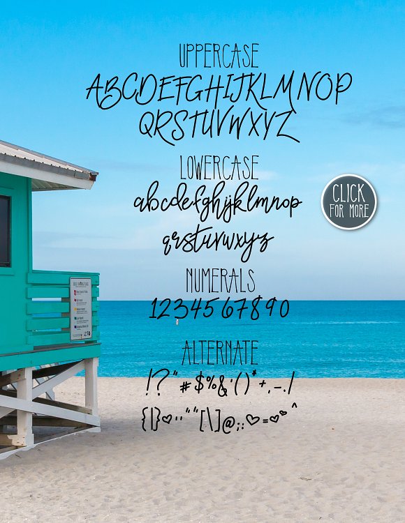 Salty Kisses A Handwritten Typeface