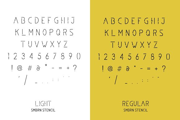 Smbrn Stencil Collection Smbrn Stencil Collection