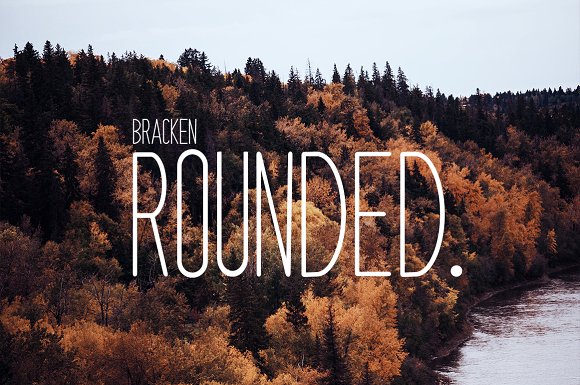 Bracken | A Hipster Font Family