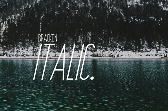 Bracken | A Hipster Font Family