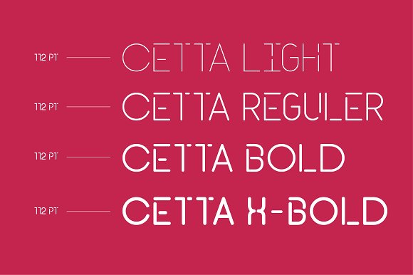 Cetta Sans Typefamily Cetta Sans Typefamily