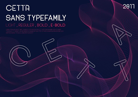 Cetta Sans Typefamily Cetta Sans Typefamily