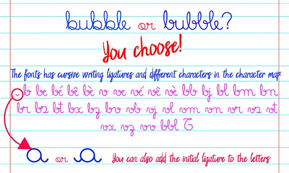 Fonts Cursive Kids and Cursive Trace