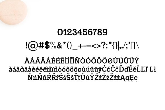 Naava A Slab Serif Typeface Naava A Slab Serif Typeface