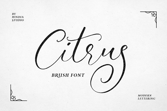 Free Citrus Script Script Fonts