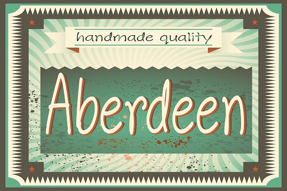 Aberdeen Font Family