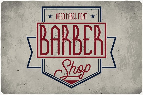 Barber Shop Typeface