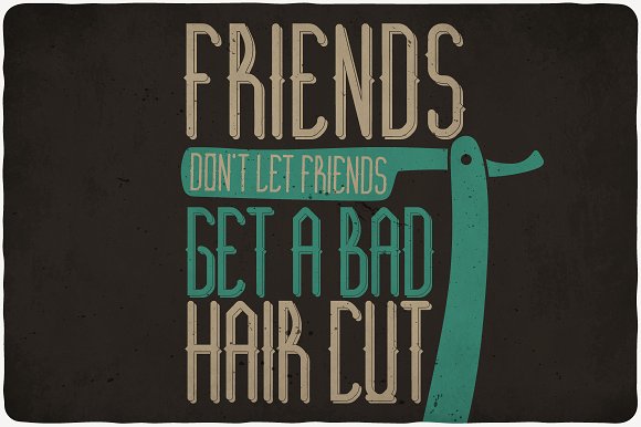 Barber Shop Typeface
